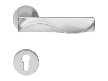 DUNE - Design brass door handle with lock by LINEA CALI' - view 2